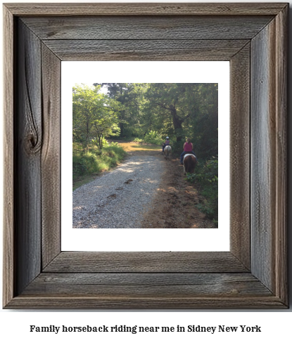 family horseback riding near me in Sidney, New York